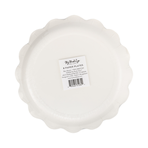 Booquette Ghosts Scallop Plates