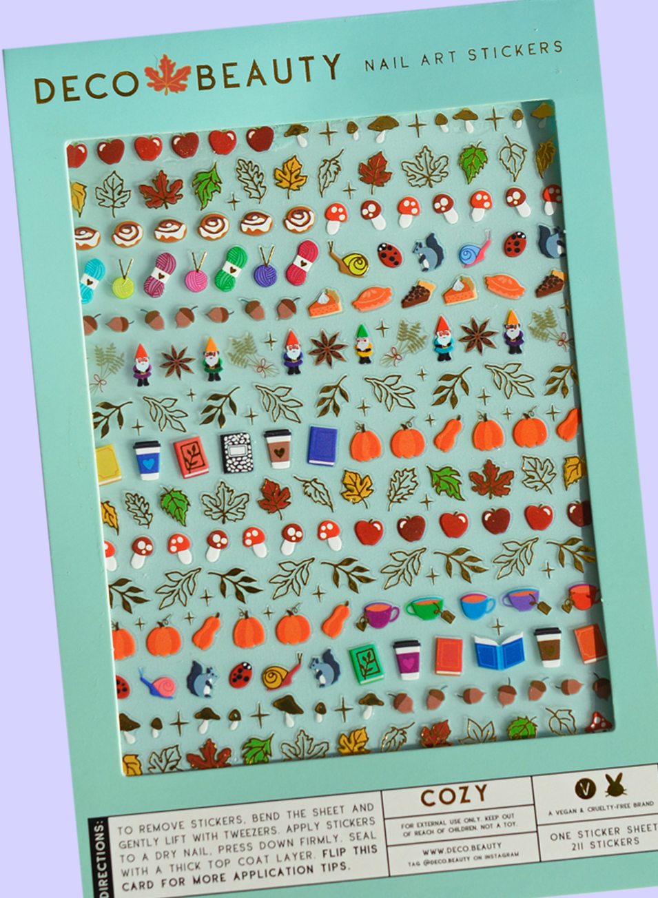 Cozy Nail Art Stickers