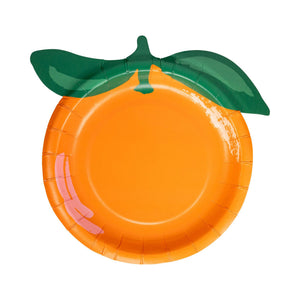 Orange Shaped Plates