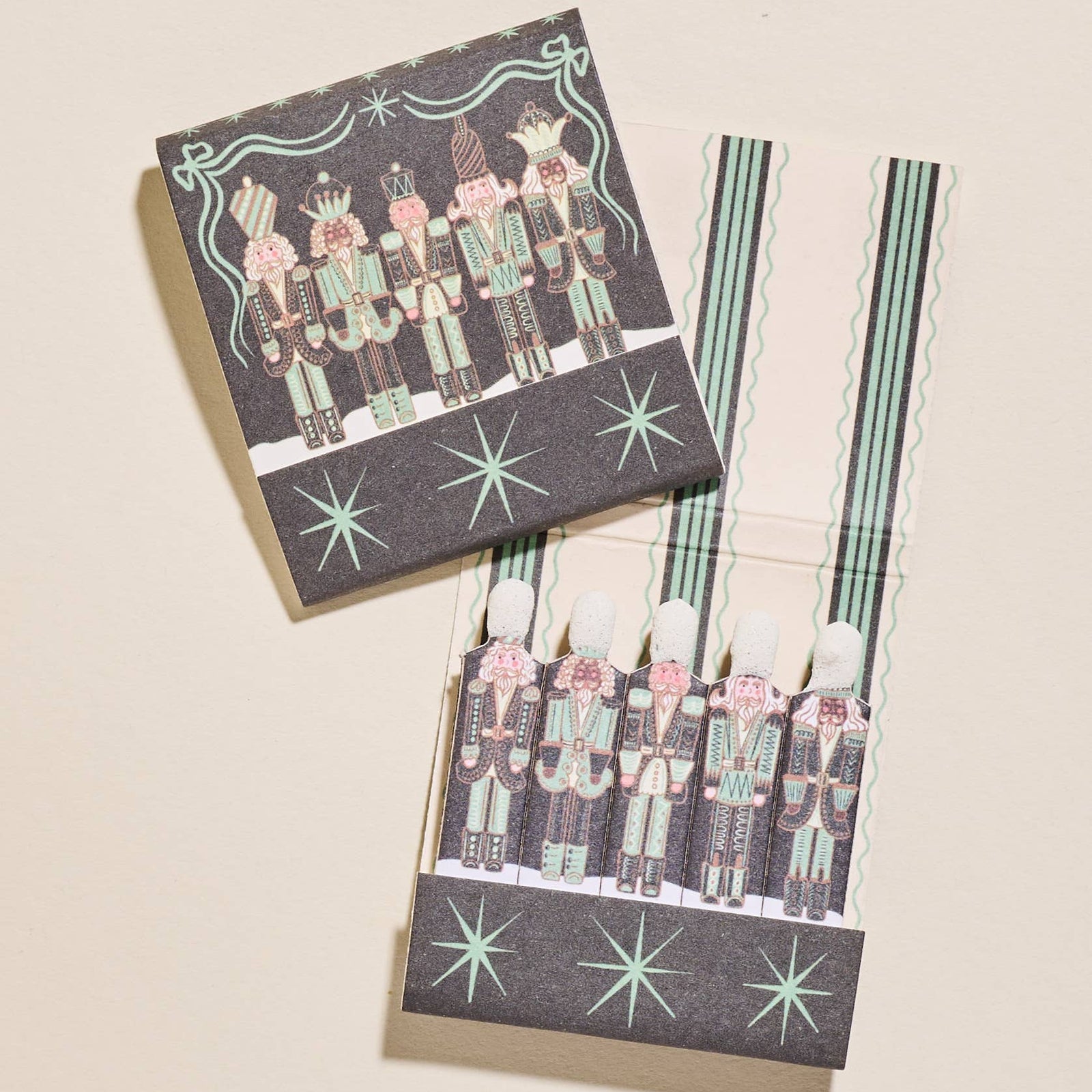 Green Nutcracker Matchbook