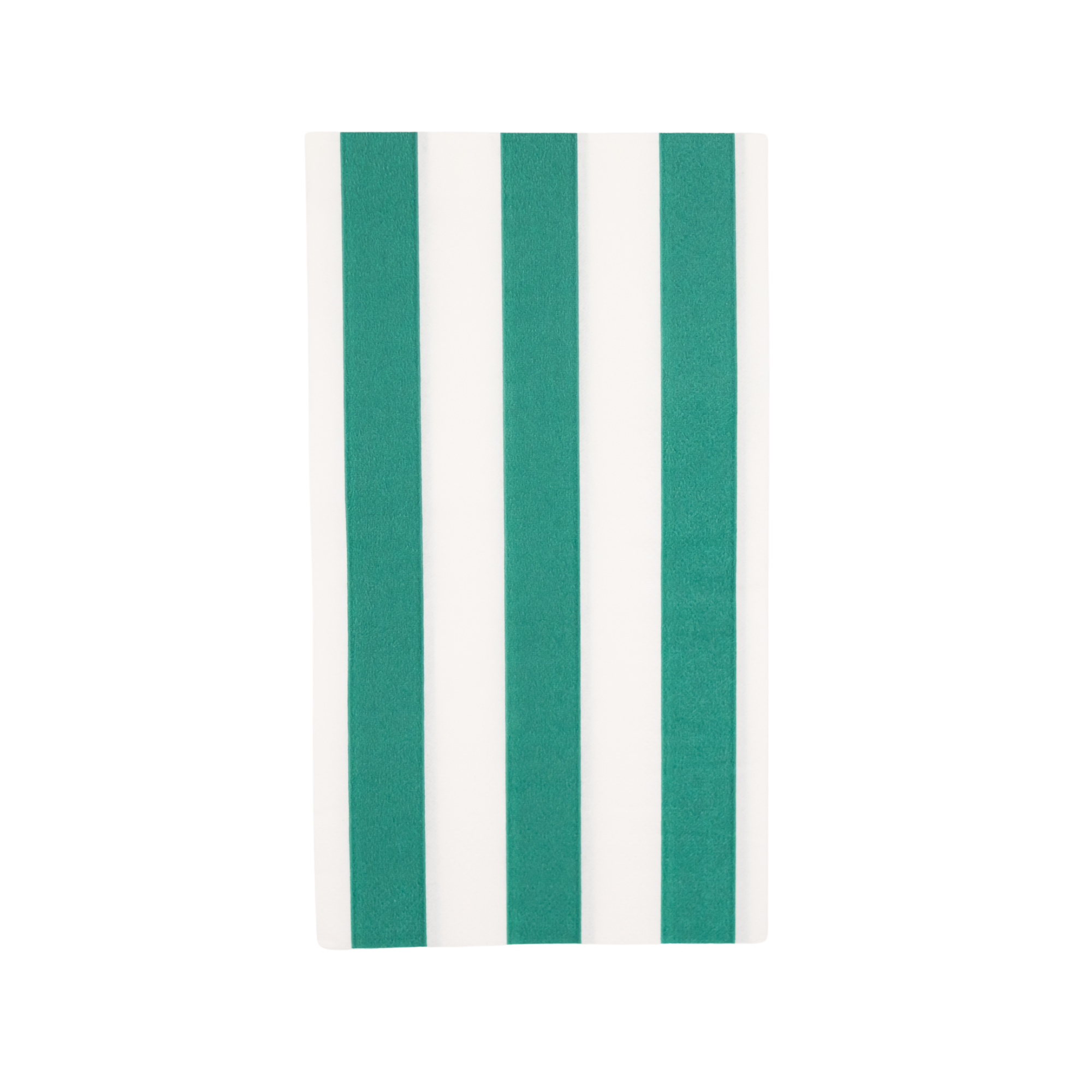 Emerald Green Cabana Stripe Napkins