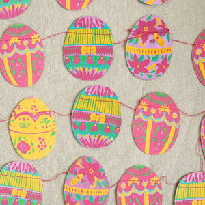 Easter Egg Sewn Garland