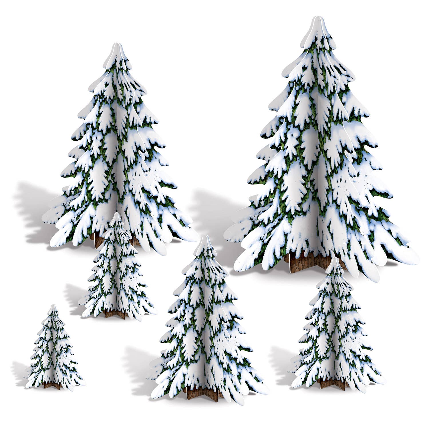 Snowy Tree Pop-Out Centerpieces (set of 6)