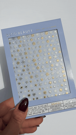 Snowfall Nail Art Stickers