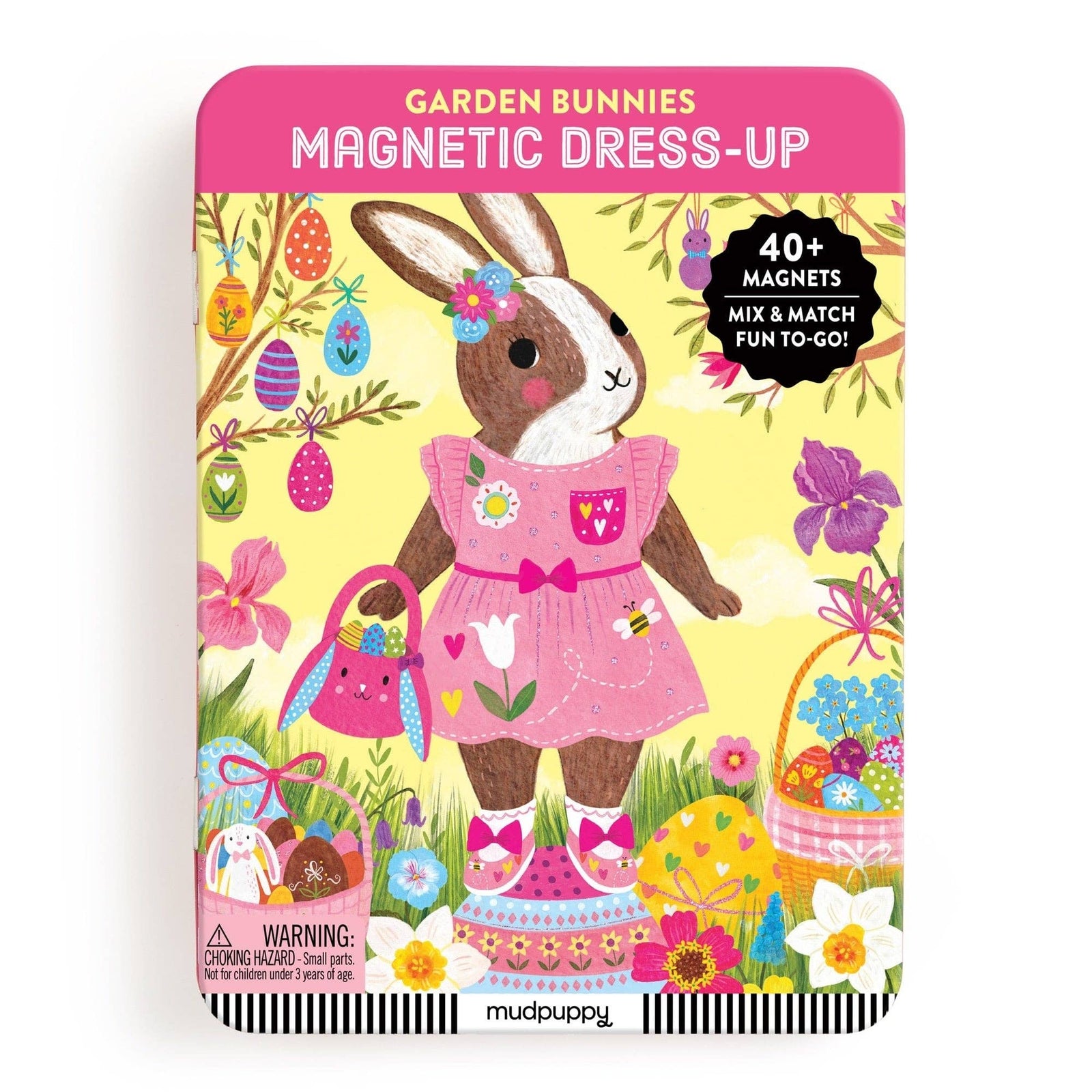 Garden Bunnies Magnetic Dress-up