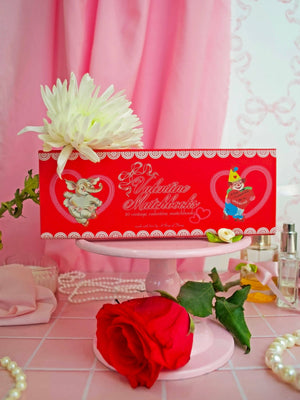 Vintage Valentine's Day Matchbook Box Set