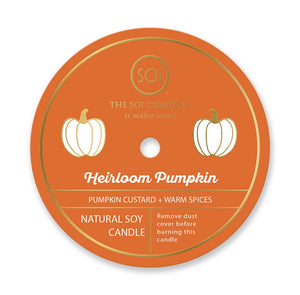 Heirloom Pumpkin Icon Candle