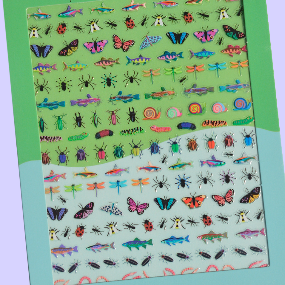 Critter Nail Art Stickers