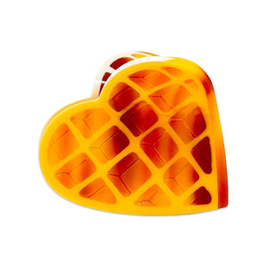 Heart Waffle Hair Claw