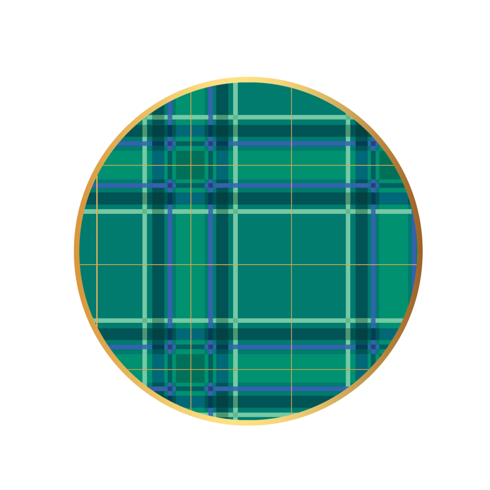 Classic Christmas Plaid Small Plates