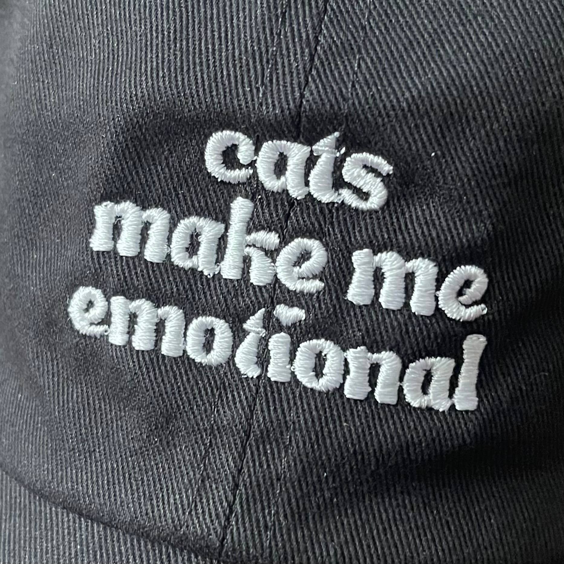 Cats Make Me Emotional Baseball Cap