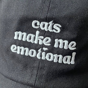 Cats Make Me Emotional Baseball Cap