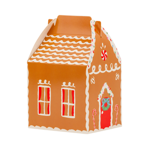 Gingerbread House Treat Boxes with Stickers