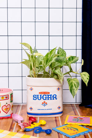 Ceramic Planter, Sugar Jar