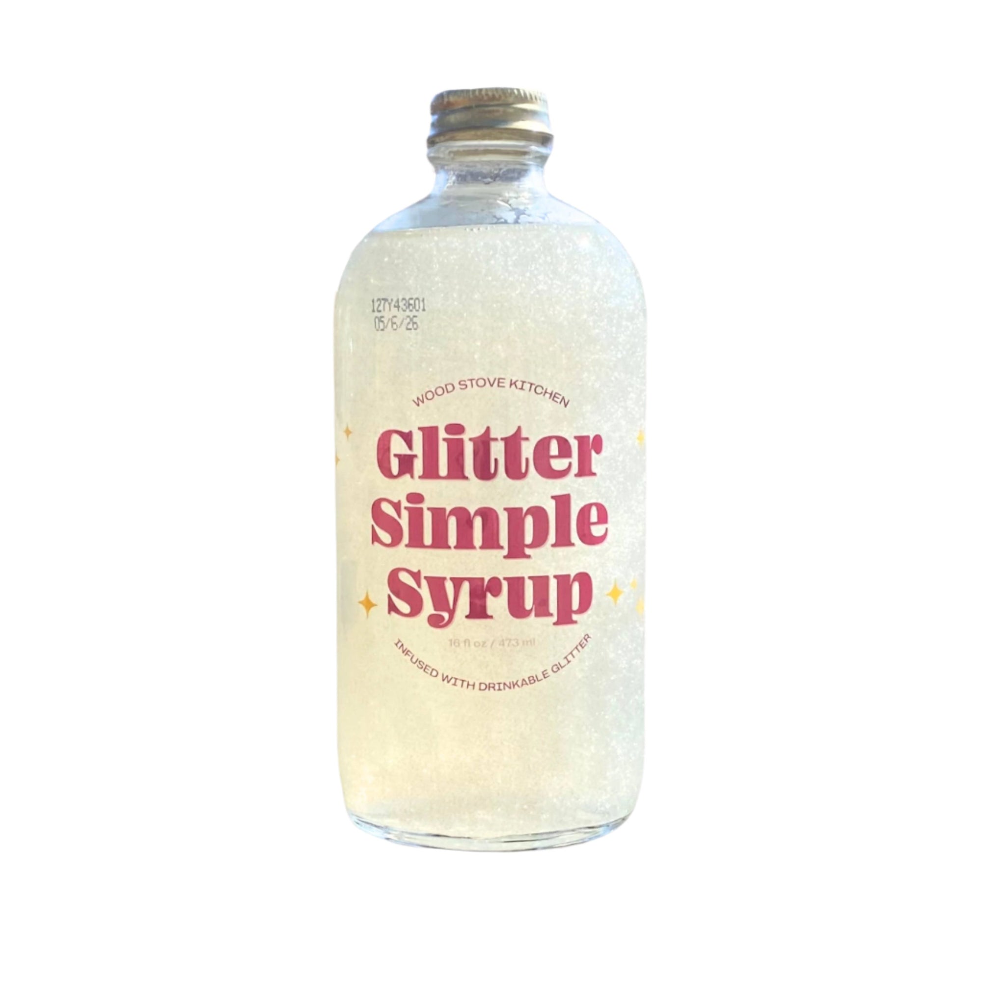 Glitter Simple Syrup Drink Mixer