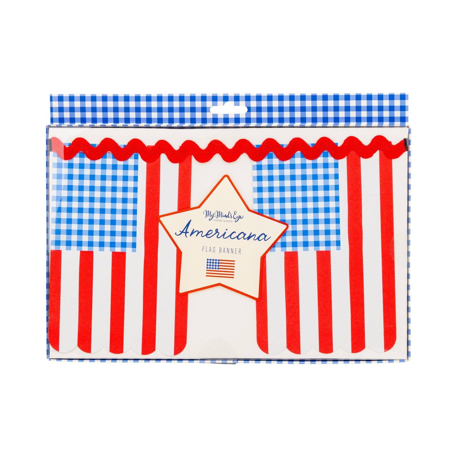 Gingham Flag Banner