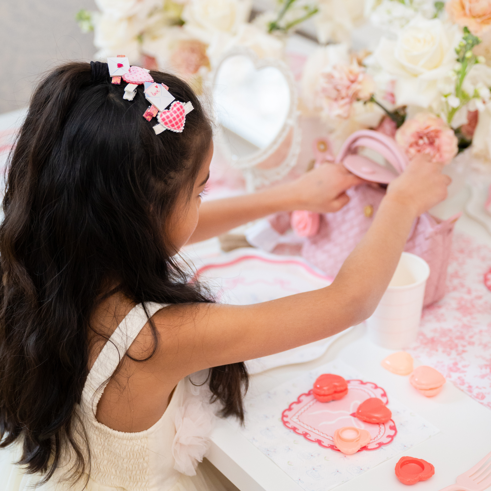 Love Birds Love Notes Hair Clip Set