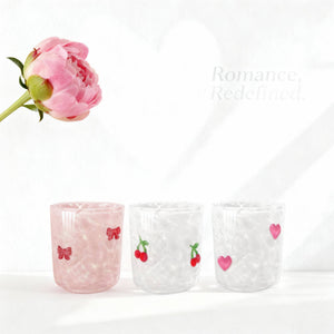 XOXO Heart Valentine's Confetti Icon Candle