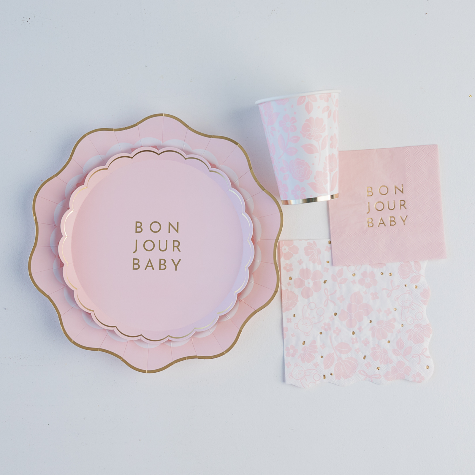Bonjour Baby Pink Small Plates