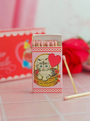 Vintage Valentine's Day Matchbook Box Set