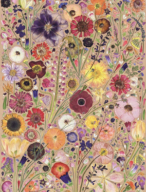 Beautiful Blooms Wrapping Paper Book