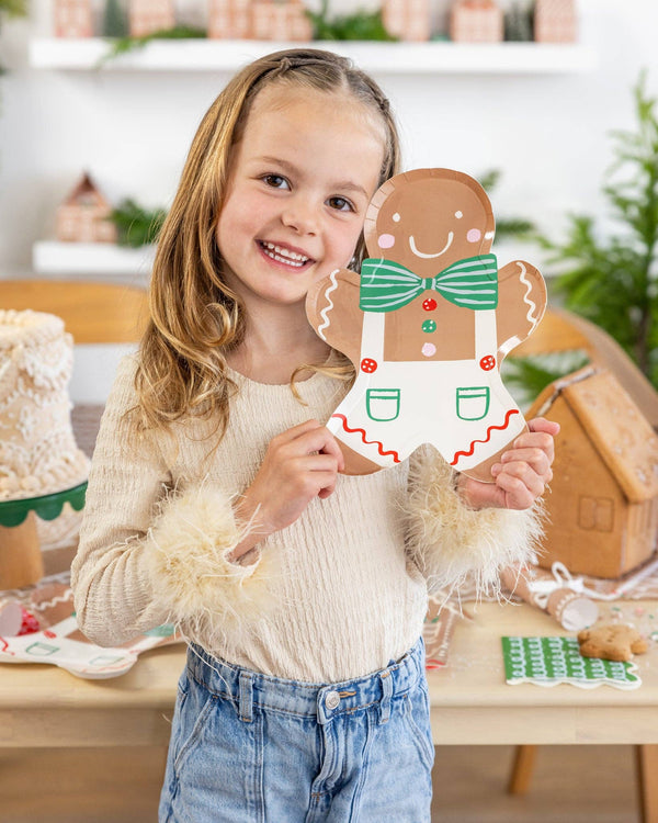 Fancy Gingerbread Man Plate – Cami Monet