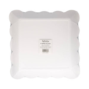 Scattered Alphabet Paper Plate