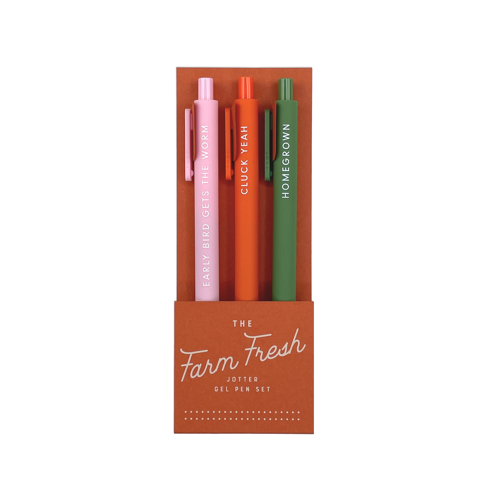 Farm Fresh Jotter Gel Pen Set
