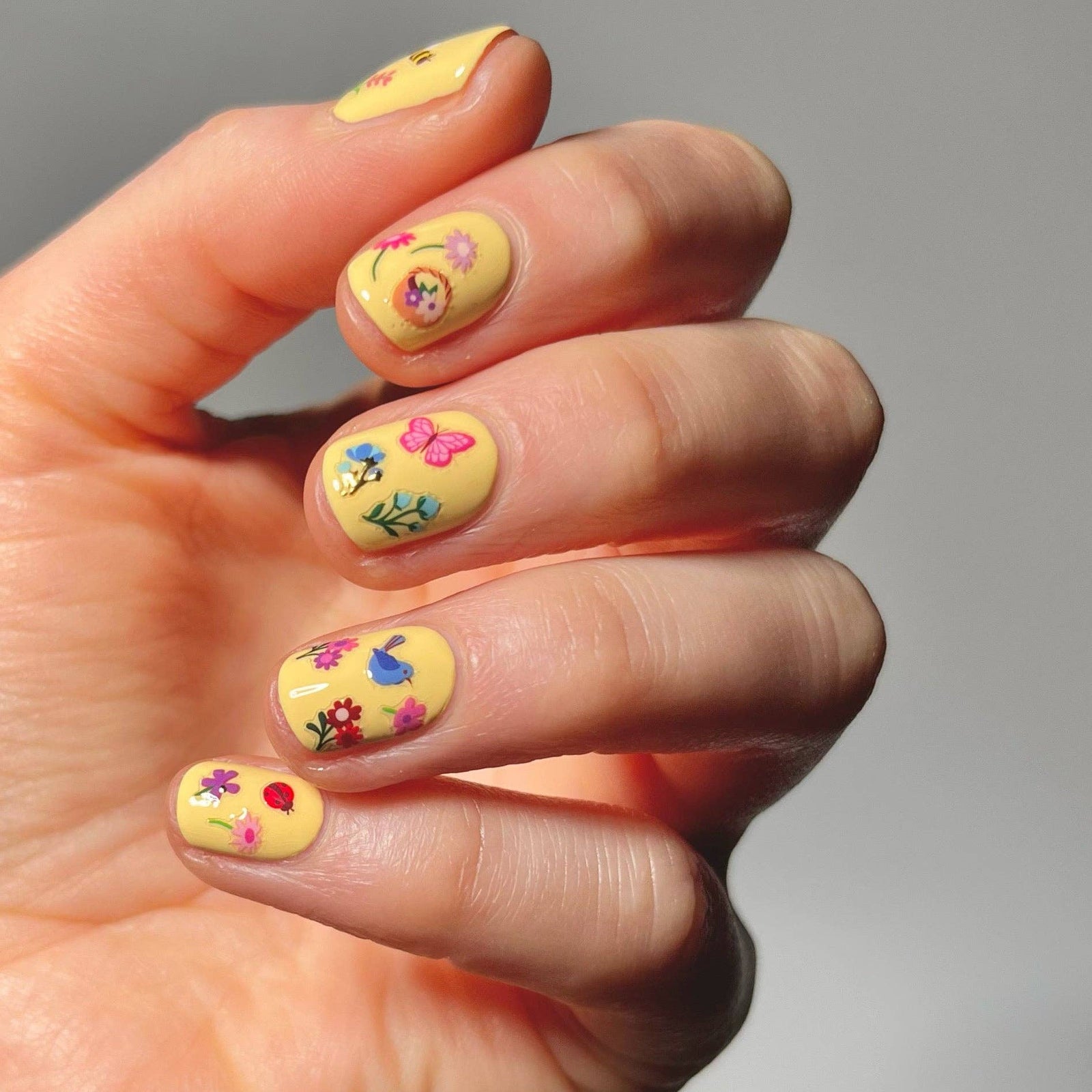 Teeny Flowers Nail Art Stickers