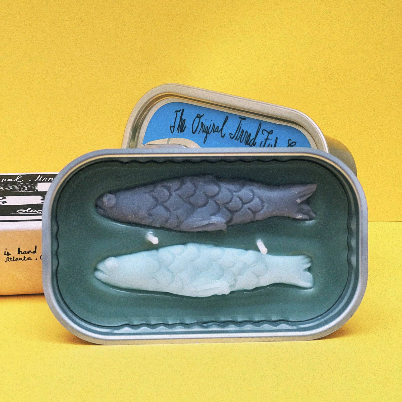 Olive Oil and Sea Salt Tinned Fish Candle