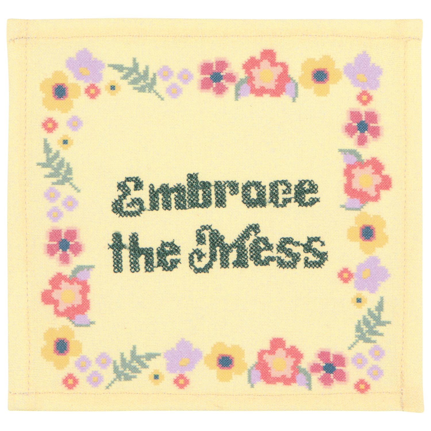 Embrace the Mess Cotton Cocktail Napkins (set of 4)