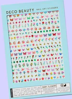 Teeny Flowers Nail Art Stickers