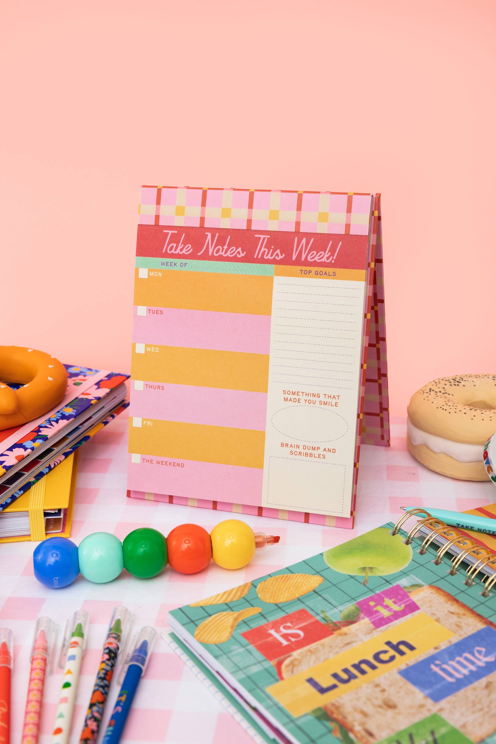 Take Notes This Week Desk Planner