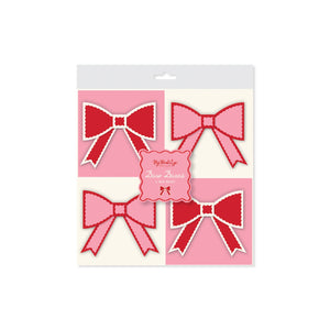 PInk and Red Bow Treat Boxes