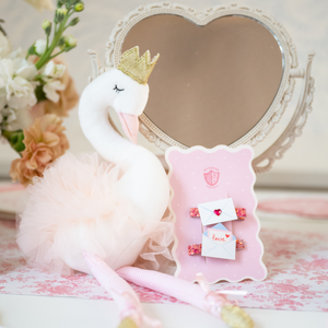 Love Birds Love Notes Hair Clip Set