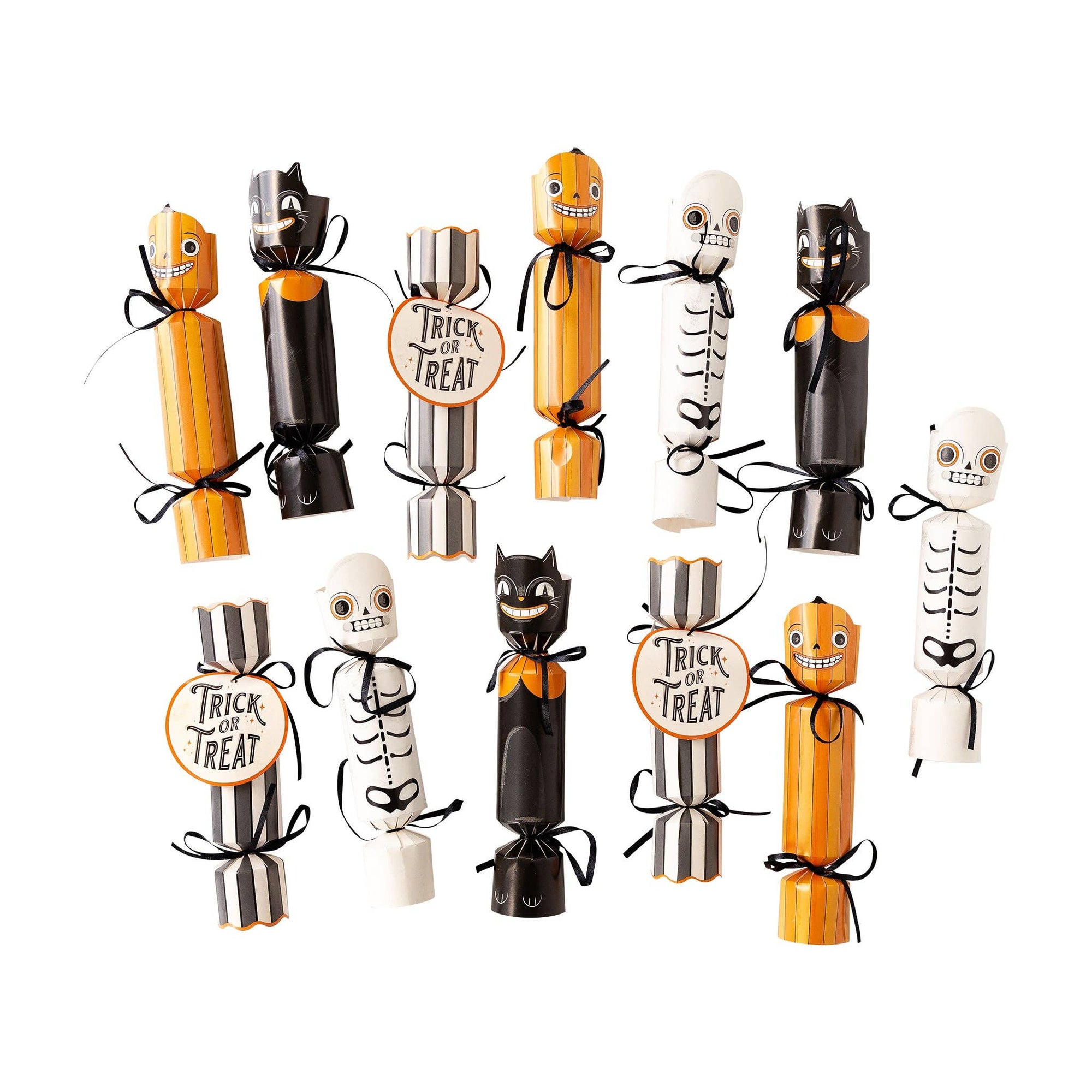 Vintage Halloween Party Crackers (x12)