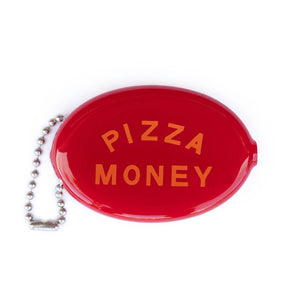 Pizza Money Coin Pouch (Red/Orange)