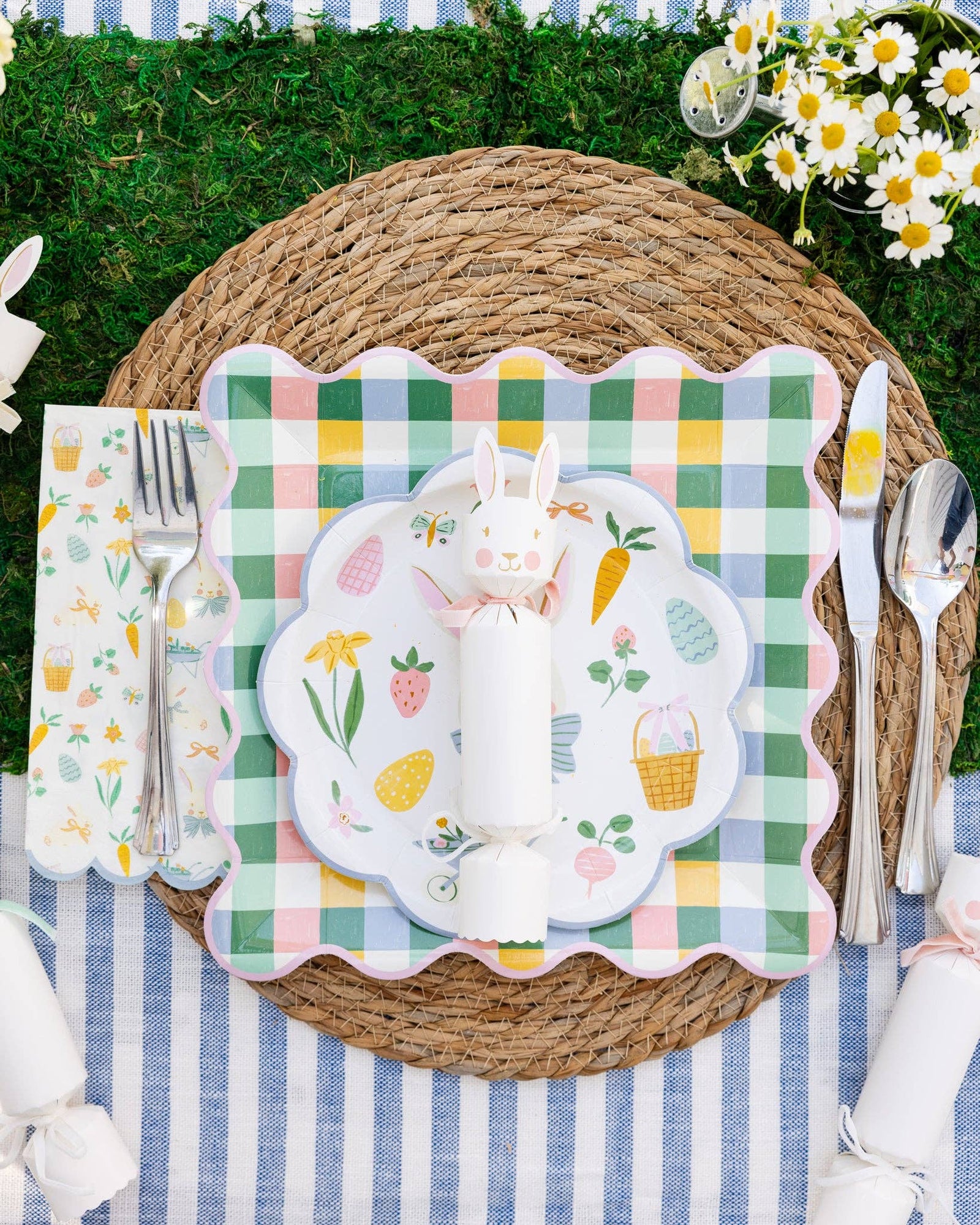 Hopscotch Gingham Plate