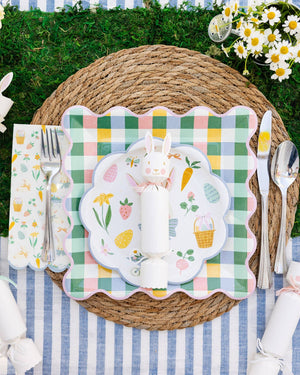 Hopscotch Gingham Plate