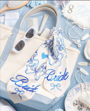 Bride Slik Hair Scarf