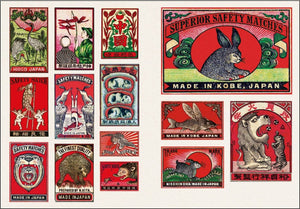 Vintage Matchboxes A Little Sticker Book