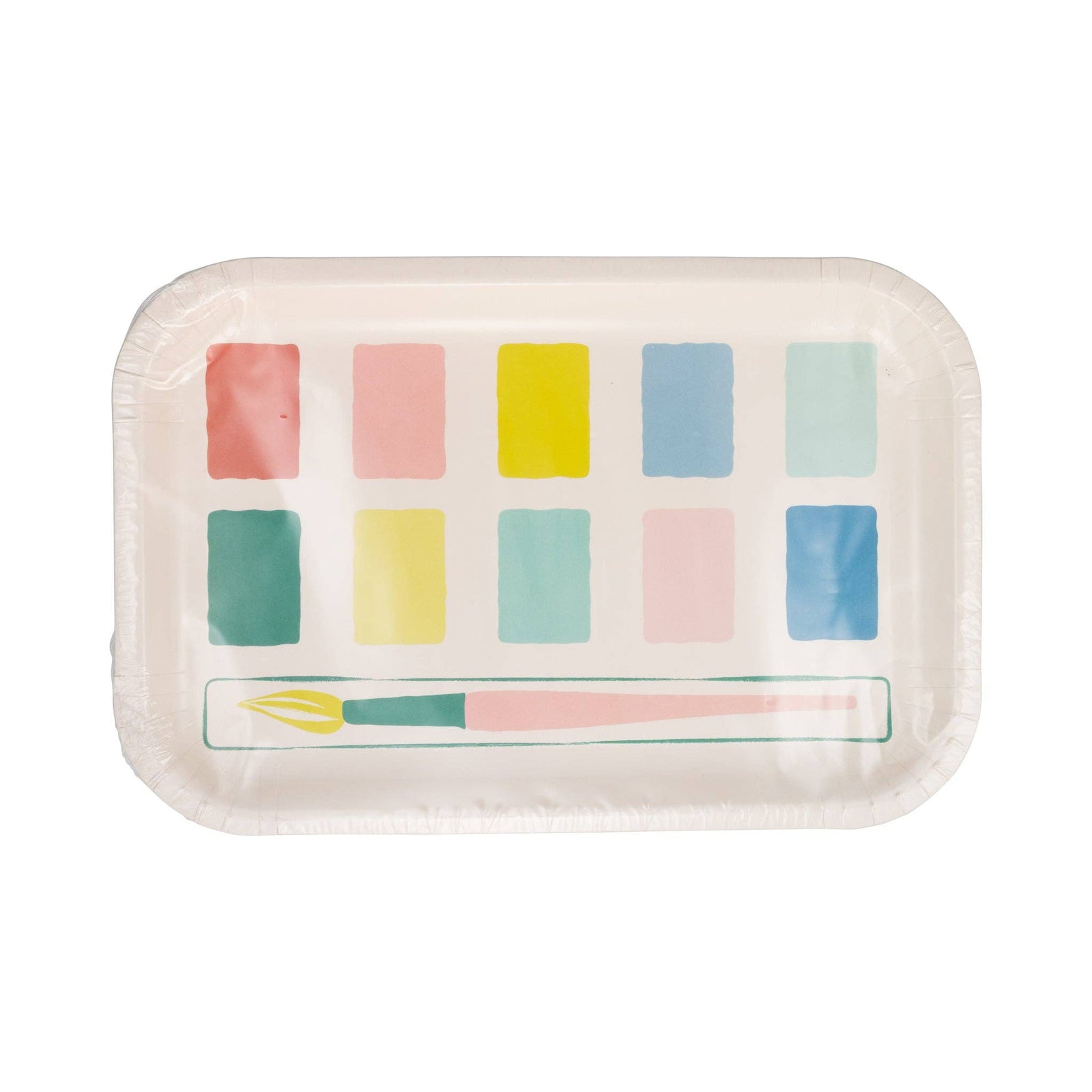 Paint Palette Paper Plates