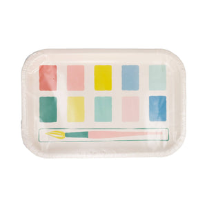Paint Palette Paper Plates