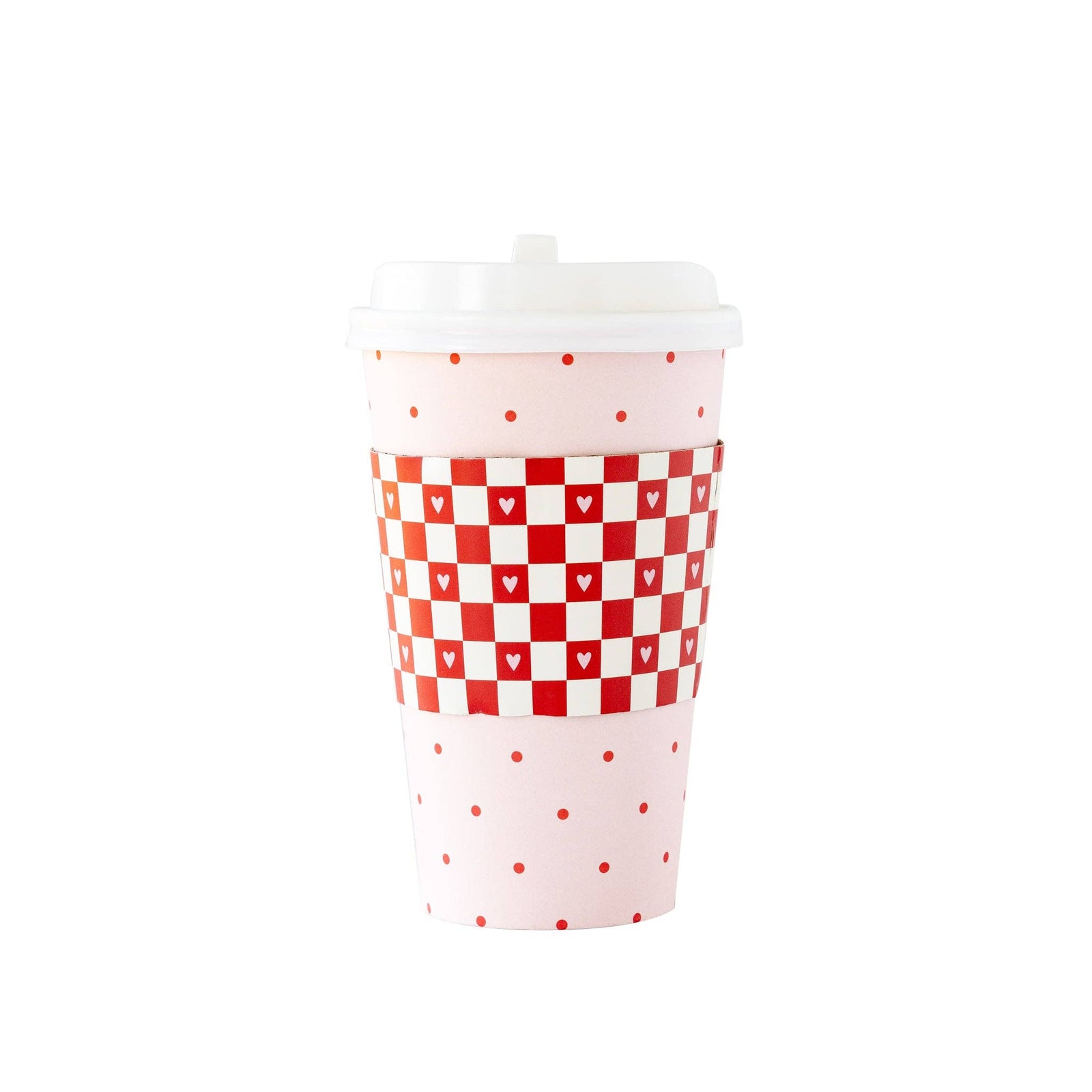 Red Checks To-Go Cup Set