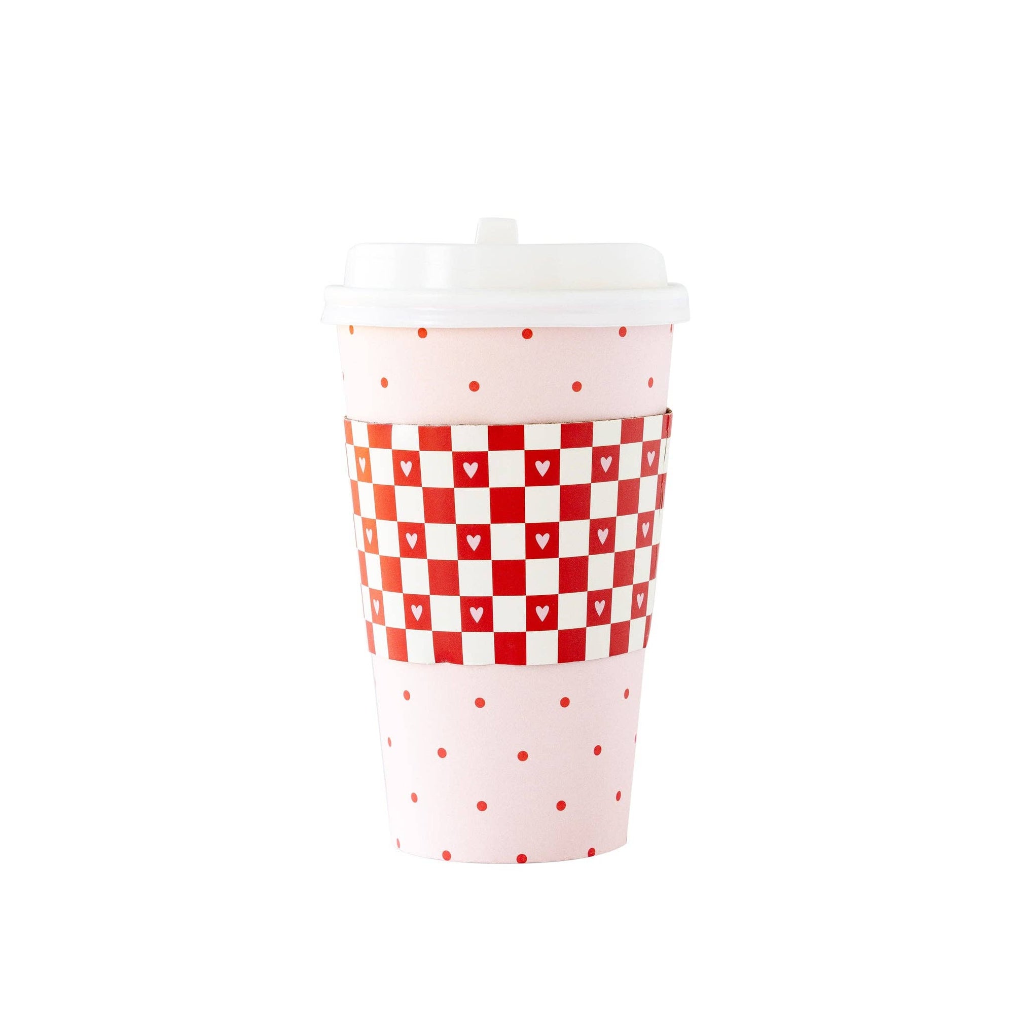 Red Checks To-Go Cup Set