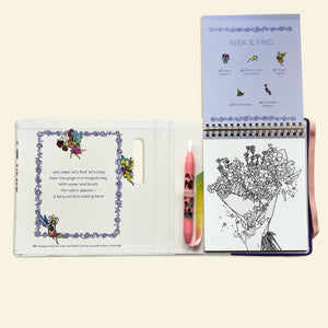 Watercolor with Me: Flower Fairies: A Reusable Coloring Book