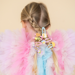 Waffle and Butter Hair Clip Set