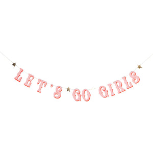 Let's Go Girls Banner Set (x2)