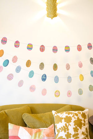 Easter Egg Sewn Garland