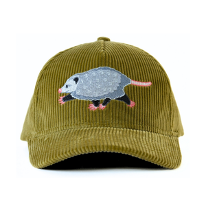 Opossum Corduroy Hat